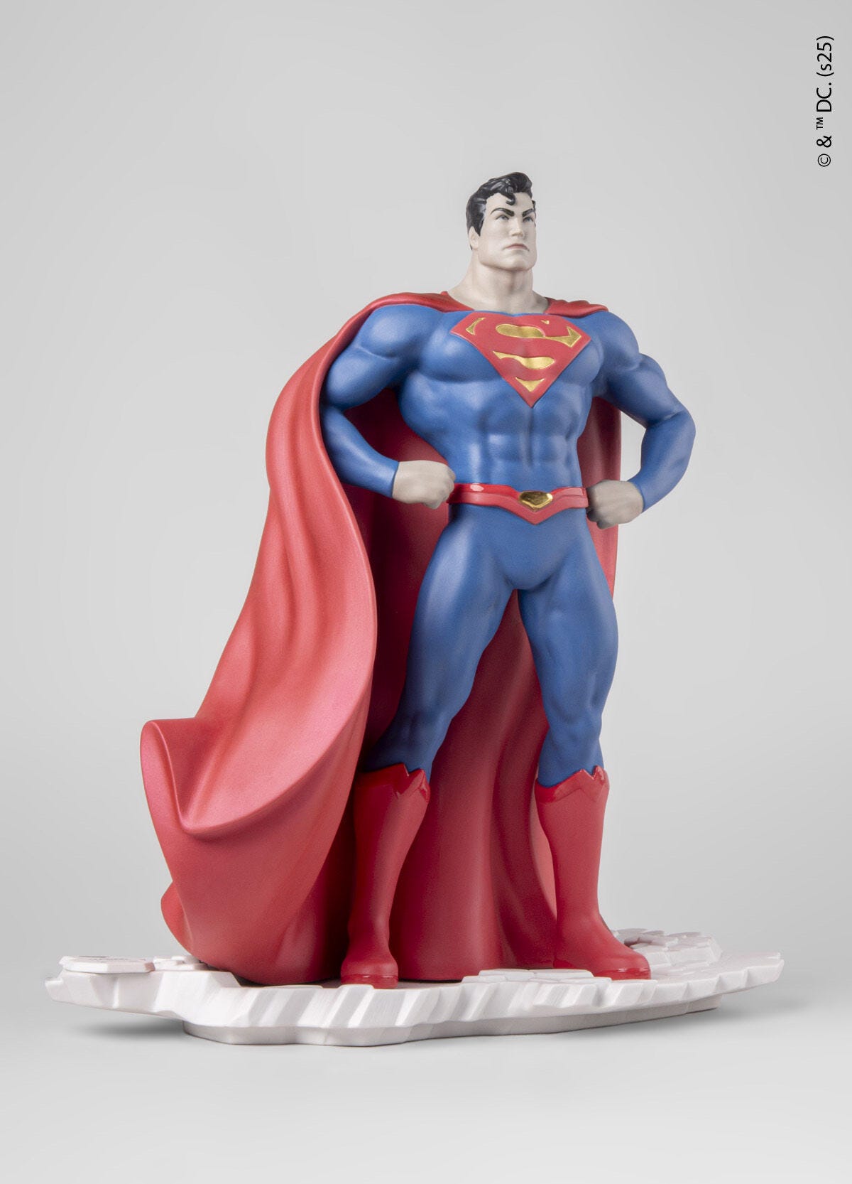 Lladró Superman Sculpture. Limited Edition