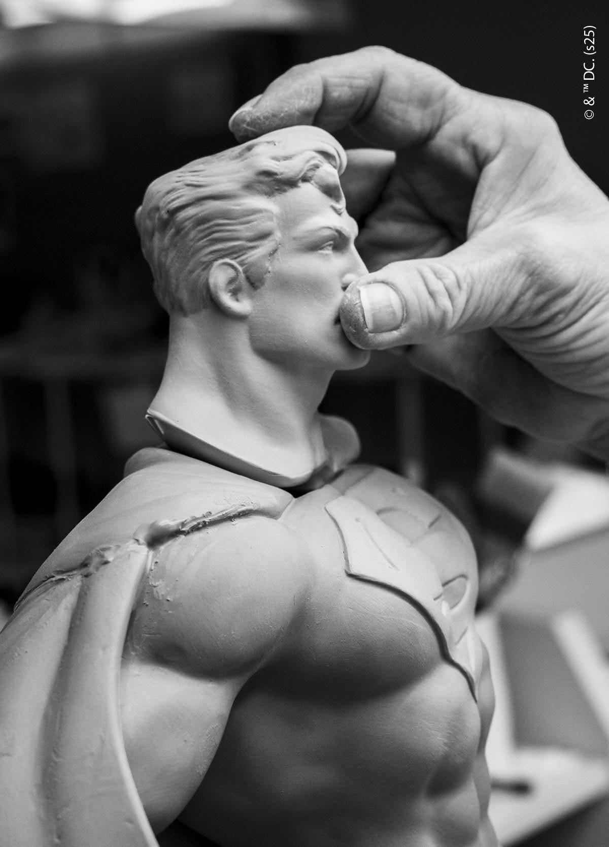 Lladró Superman Sculpture. Limited Edition