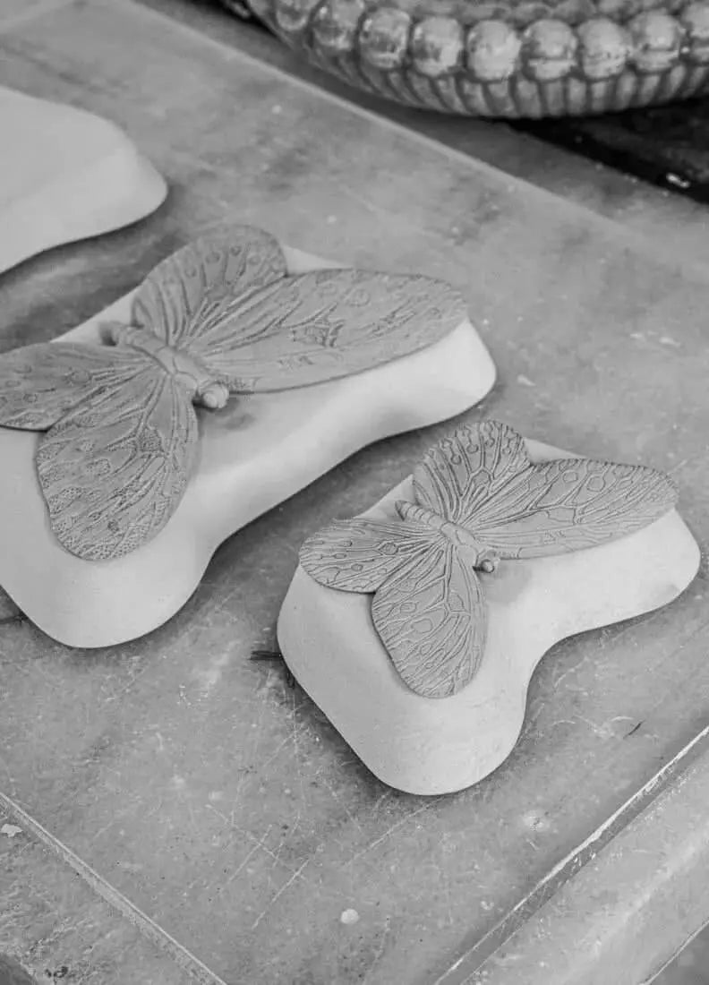Lladró Lady Luck by Olga Hanono Butterfly Jewellery Box Jewelry Box by Lladró at FormFluent Sydney, Australia