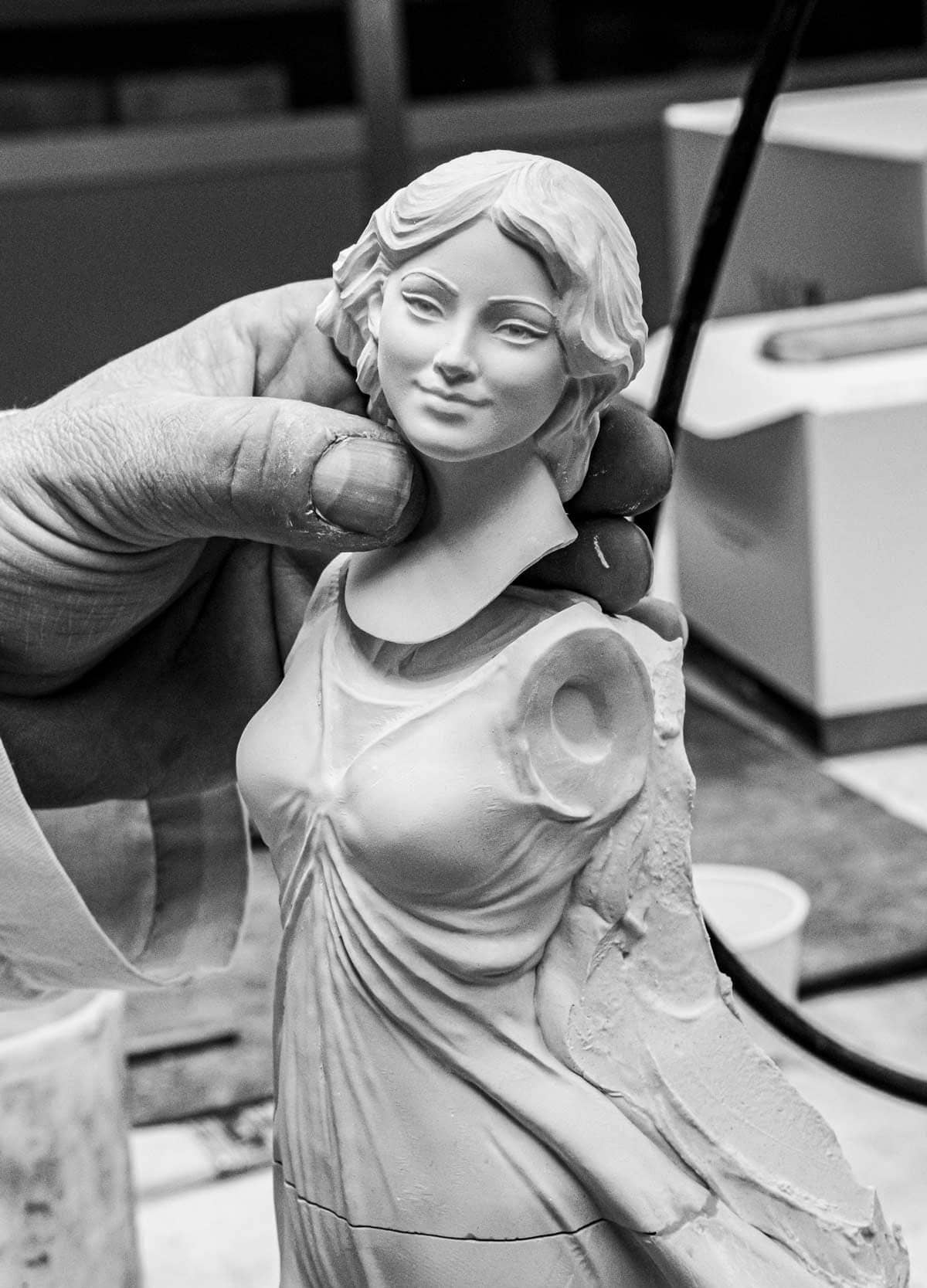 Lladró Dancing in the Wind Woman Sculpture