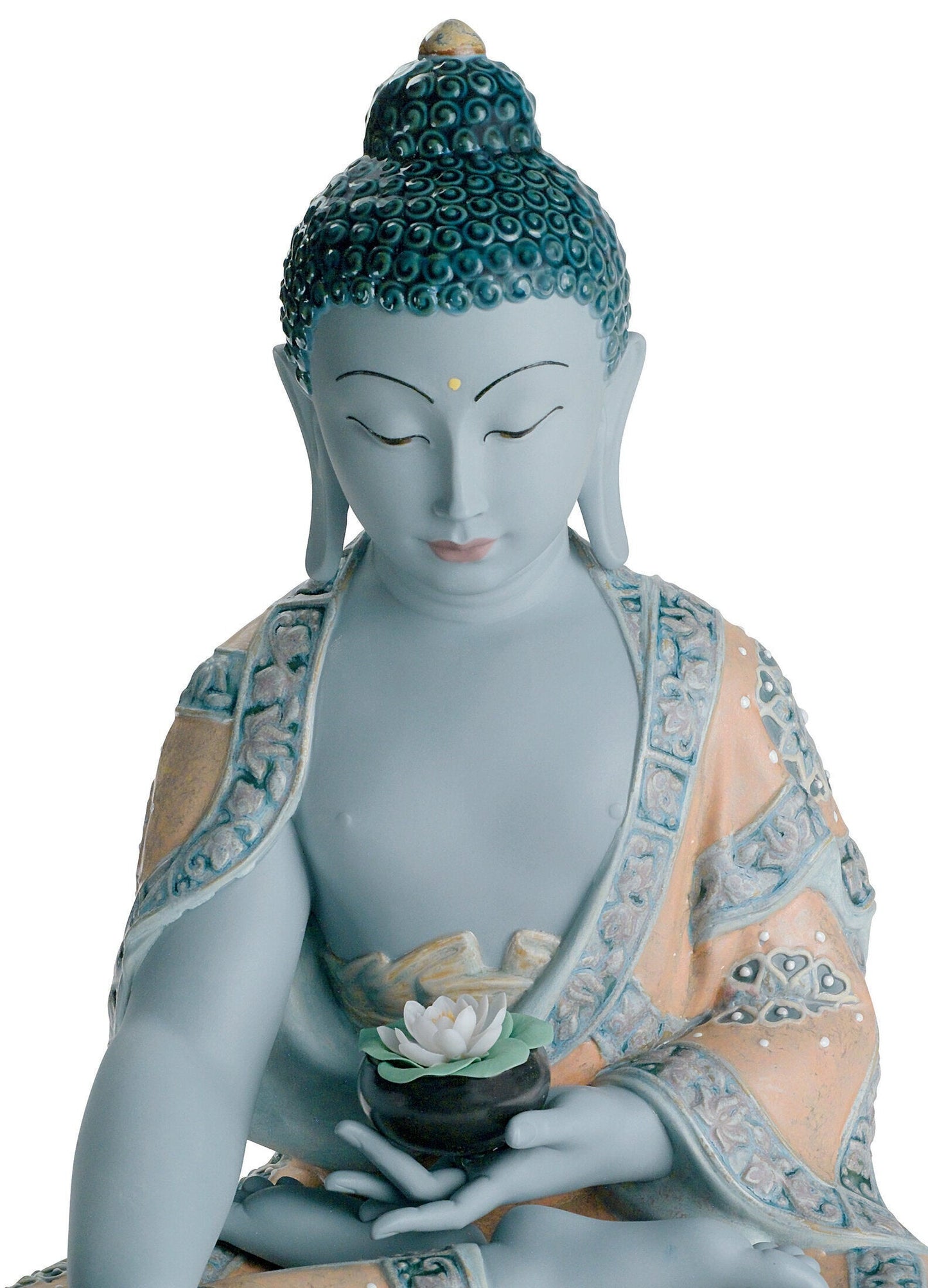 Lladró Medicine Buddha Figurine Sculpture by Lladró at FormFluent