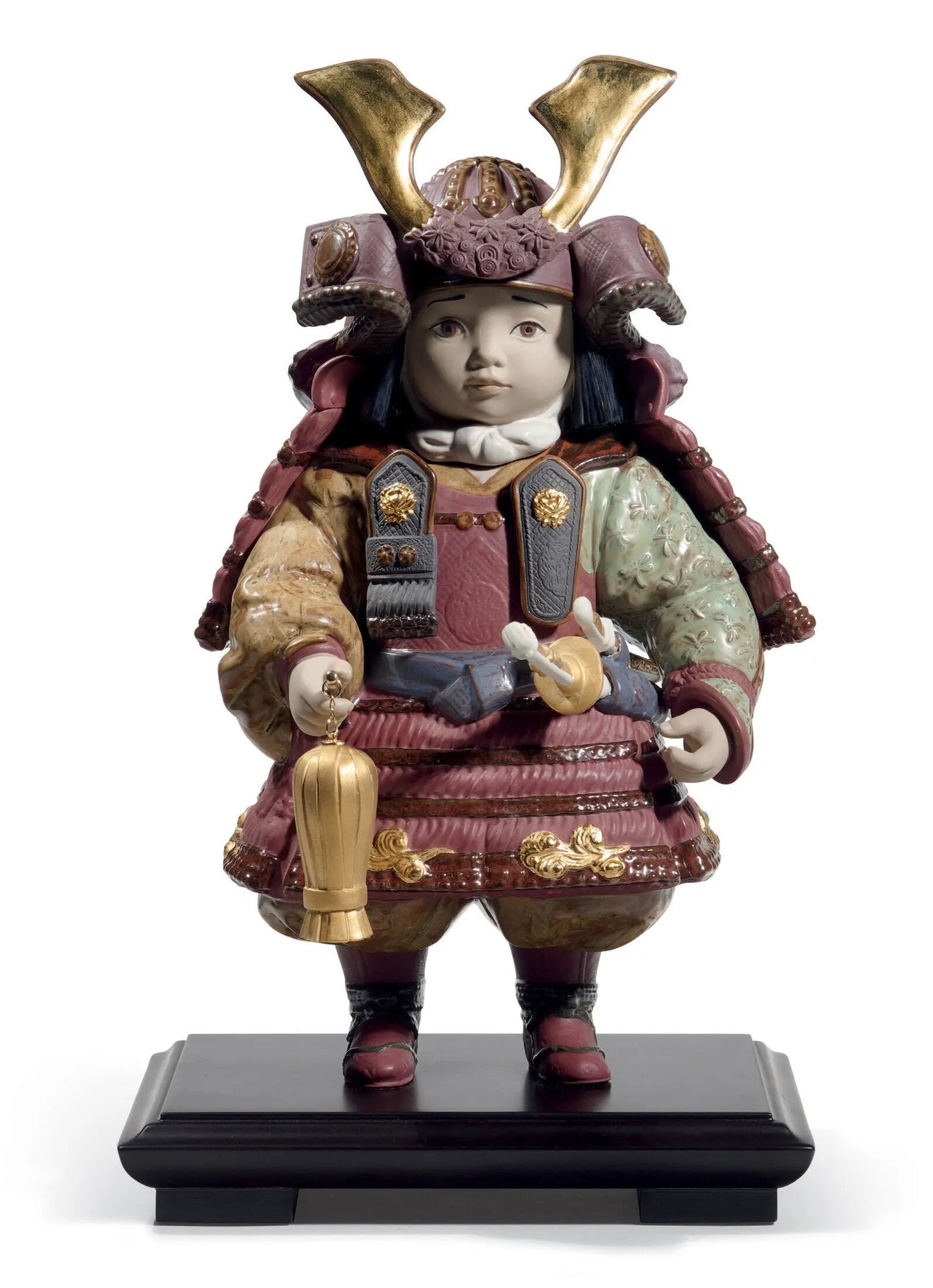 Lladró Warrior Boy Figurine Gold Lustre Limited Edition Sculpture by Lladró at FormFluent