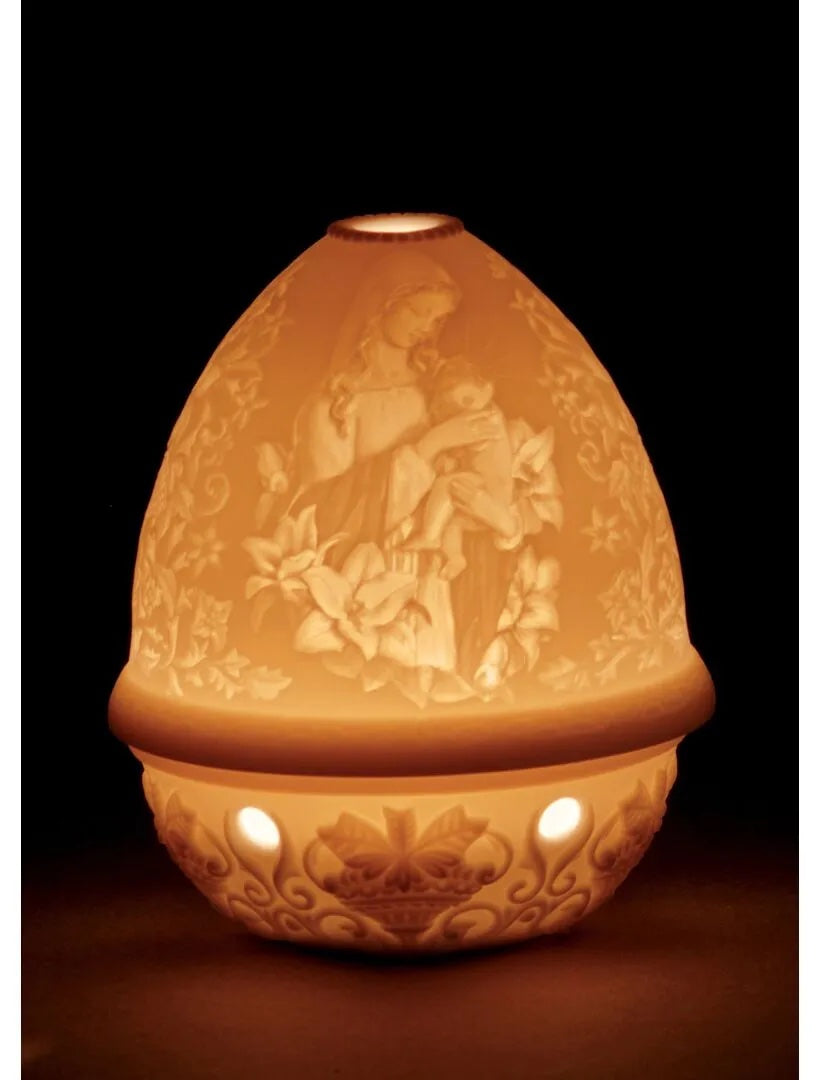 Lladró Madonna of the Flowers Virgin Mary Lithophane   FormFluent