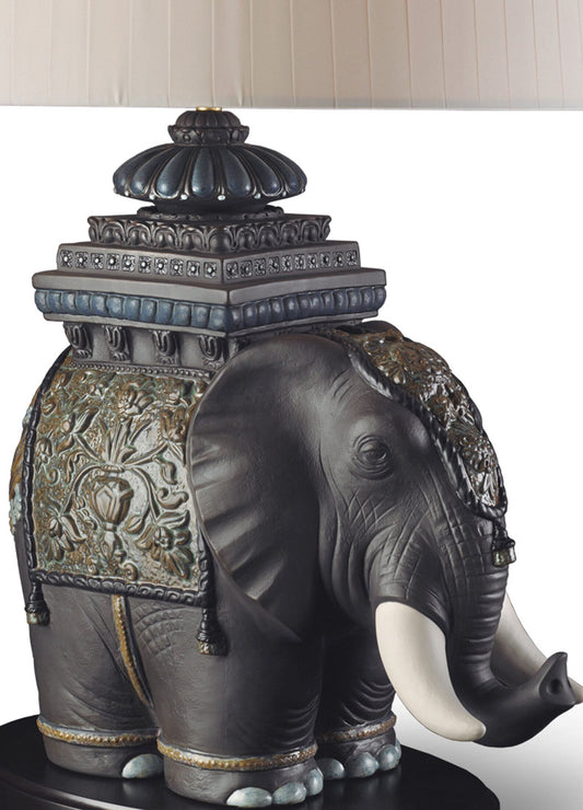 Lladró Siamese Elephant Table Lamp by Lladró at FormFluent