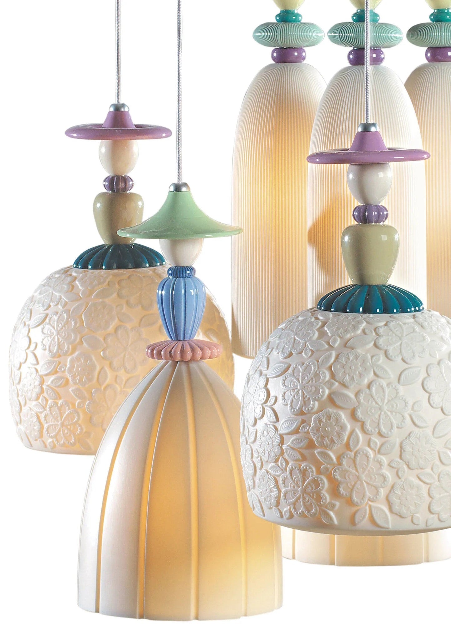 Buy Authentic Lladró Lladró Mademoiselle Lighting Chandelier Collection - FormFluent Sydney Australia