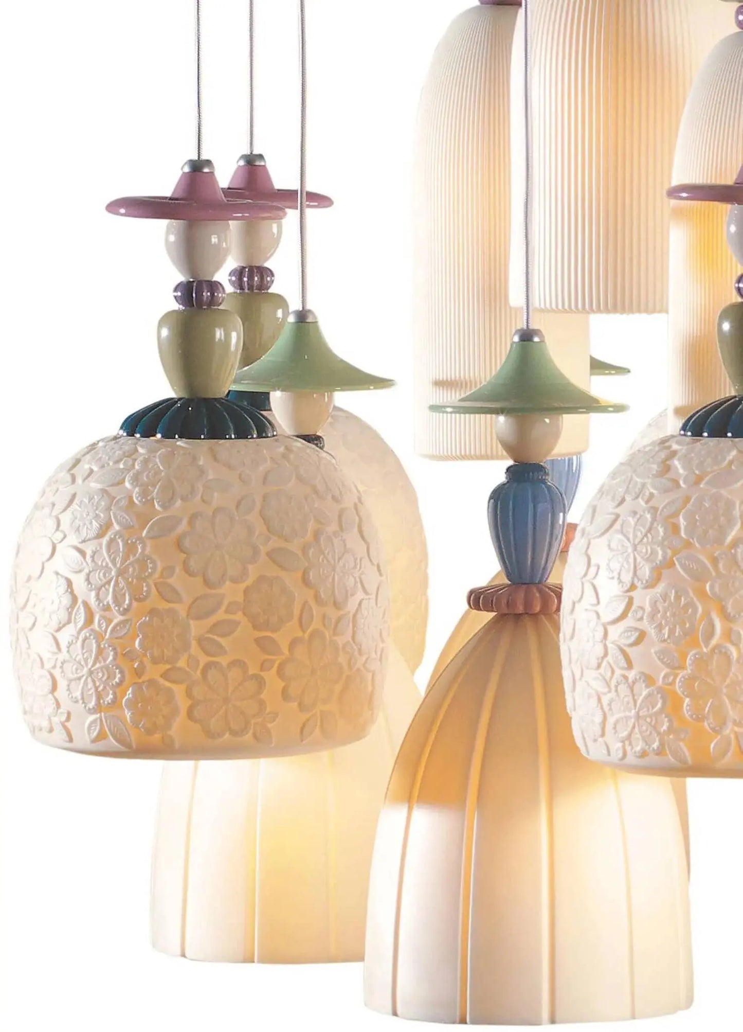 Lladró Mademoiselle Lighting Chandelier Collection Lighting by Lladró at FormFluent Sydney, Australia