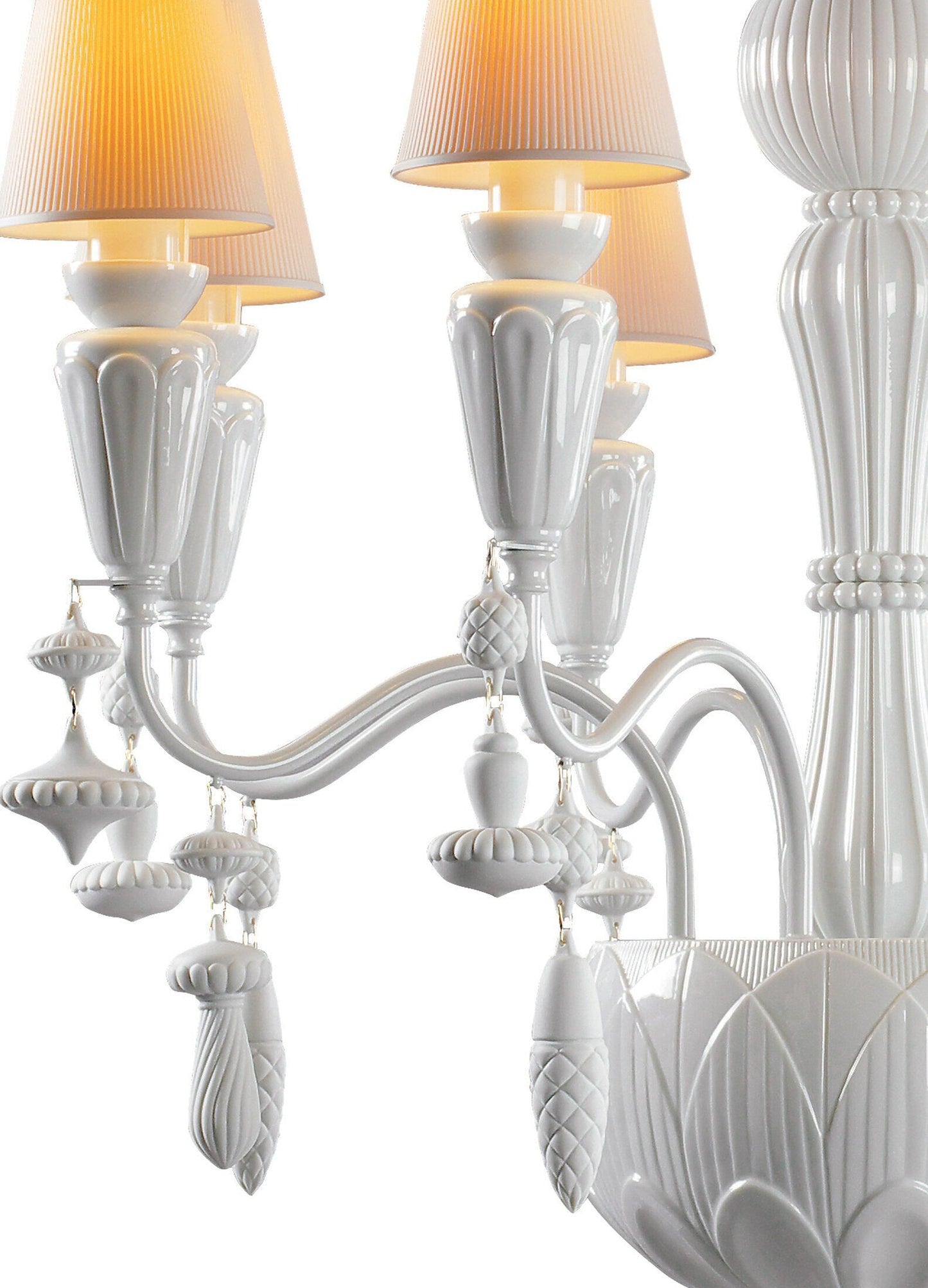 Buy Authentic Lladró Lladró Ivy and Seed 8 Lights Chandelier Lighting - FormFluent Sydney Australia