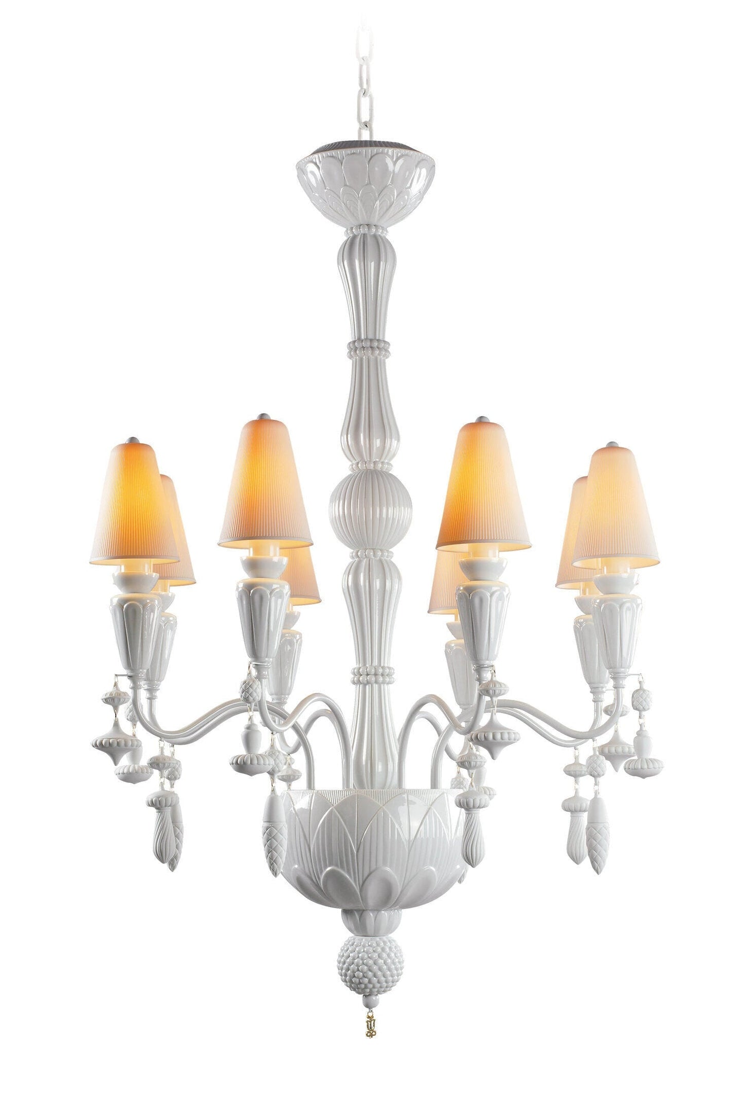 Buy Authentic Lladró Lladró Ivy and Seed 8 Lights Chandelier Lighting - FormFluent Sydney Australia
