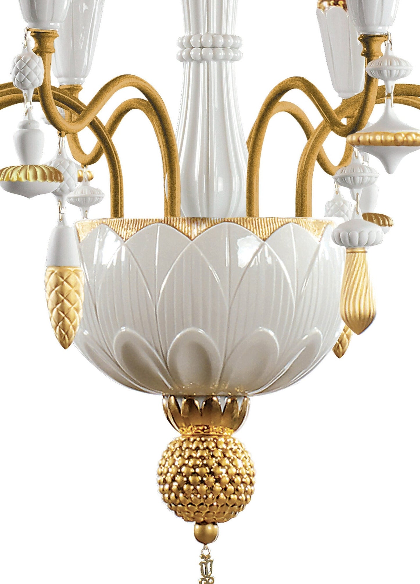 Buy Authentic Lladró Lladró Ivy and Seed 8 Lights Chandelier Lighting - FormFluent Sydney Australia