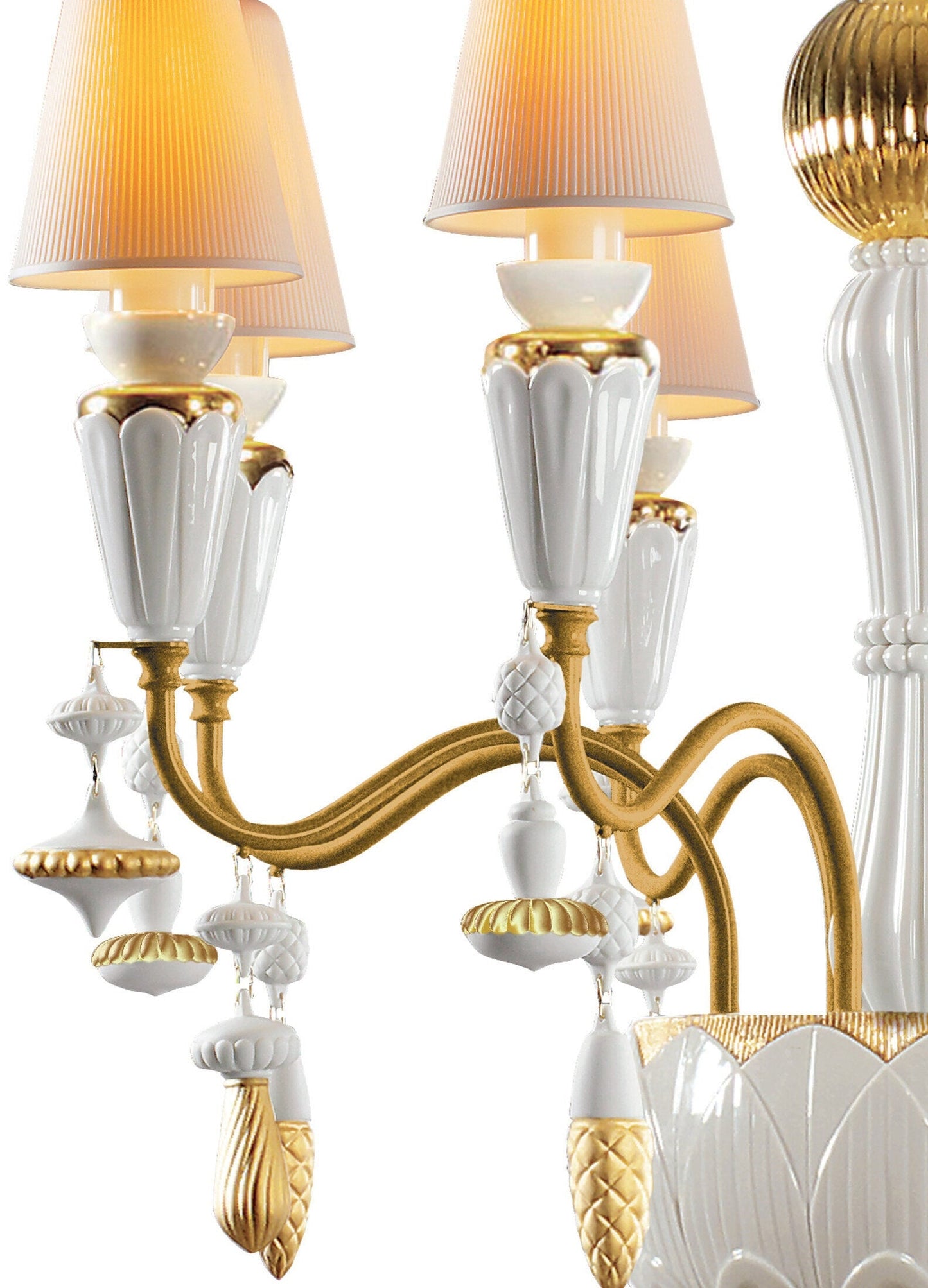 Buy Authentic Lladró Lladró Ivy and Seed 8 Lights Chandelier Lighting - FormFluent Sydney Australia
