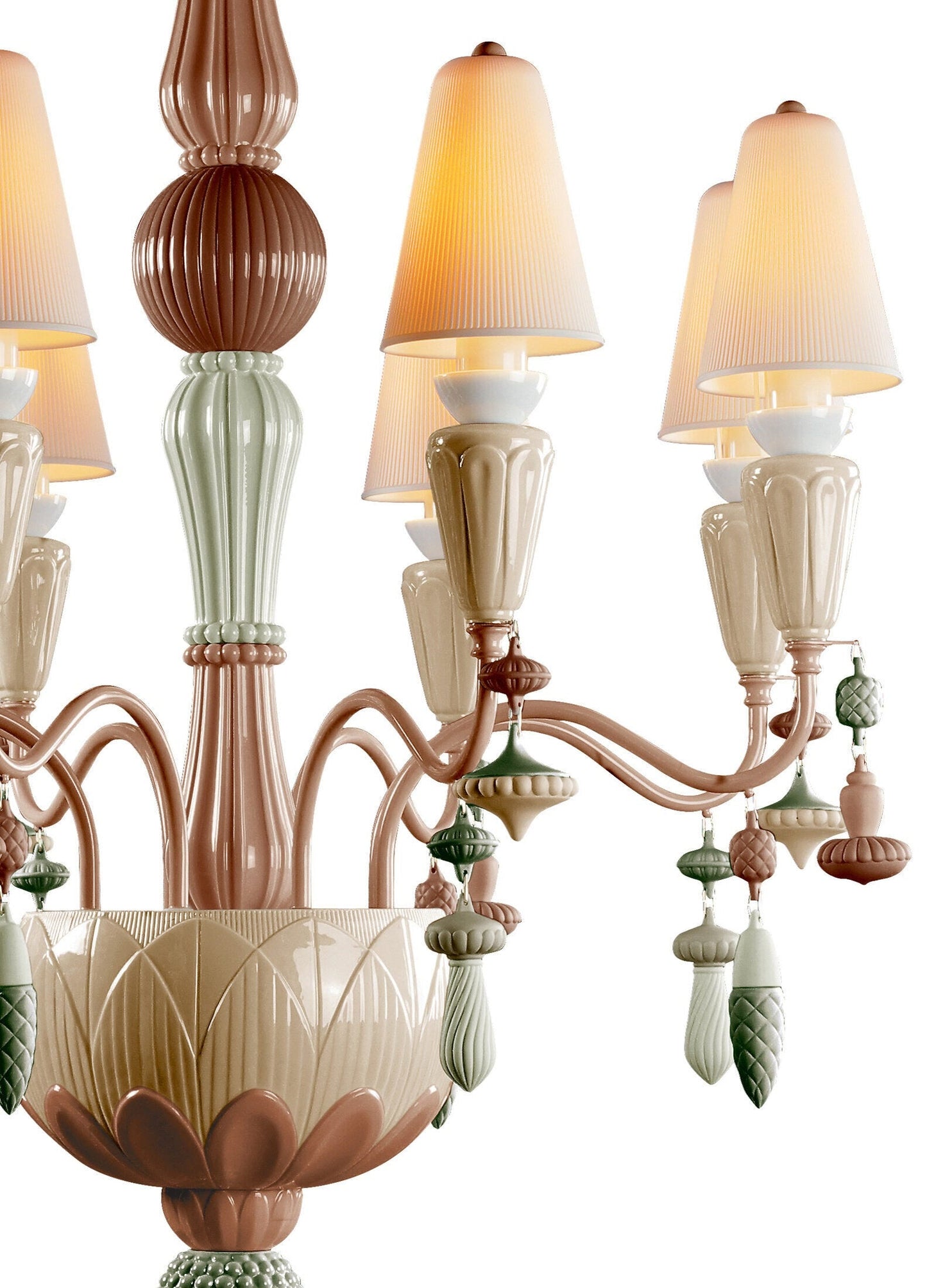 Buy Authentic Lladró Lladró Ivy and Seed 8 Lights Chandelier Lighting - FormFluent Sydney Australia
