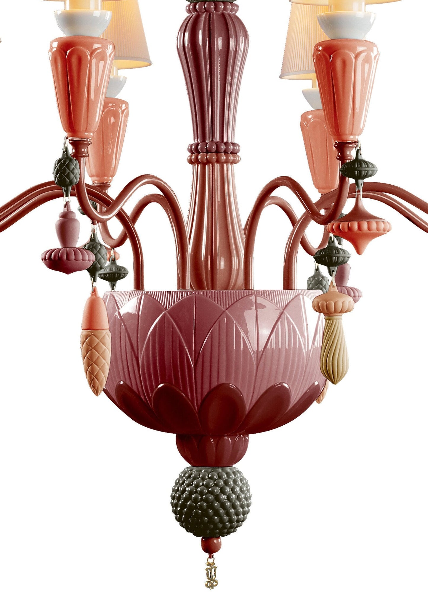 Buy Authentic Lladró Lladró Ivy and Seed 8 Lights Chandelier Lighting - FormFluent Sydney Australia