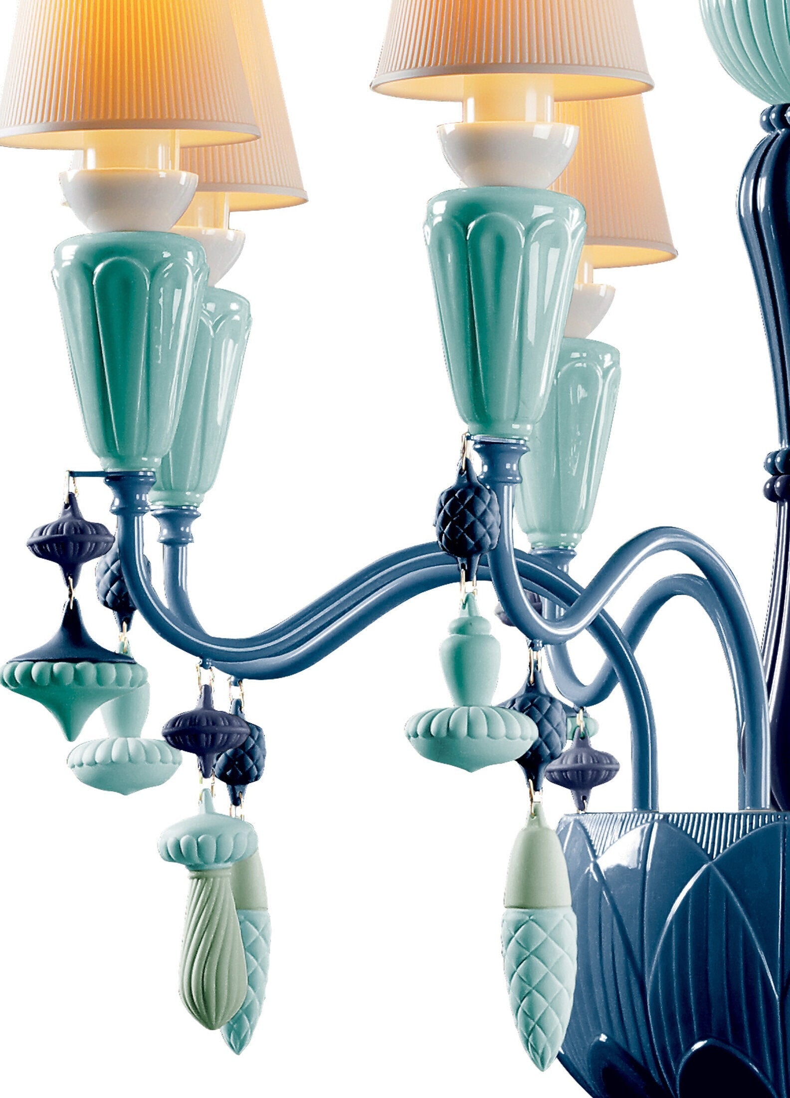 Buy Authentic Lladró Lladró Ivy and Seed 8 Lights Chandelier Lighting - FormFluent Sydney Australia