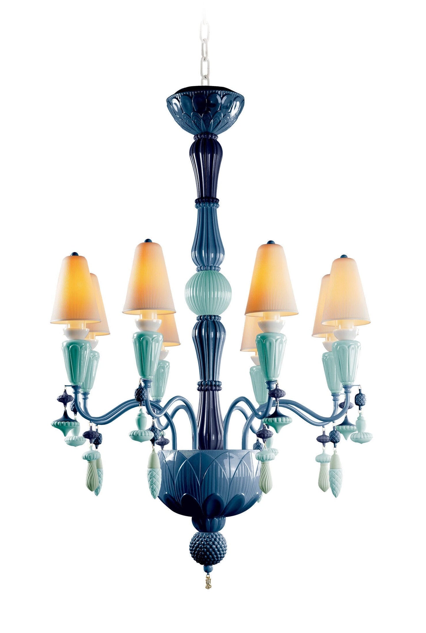 Buy Authentic Lladró Lladró Ivy and Seed 8 Lights Chandelier Lighting - FormFluent Sydney Australia
