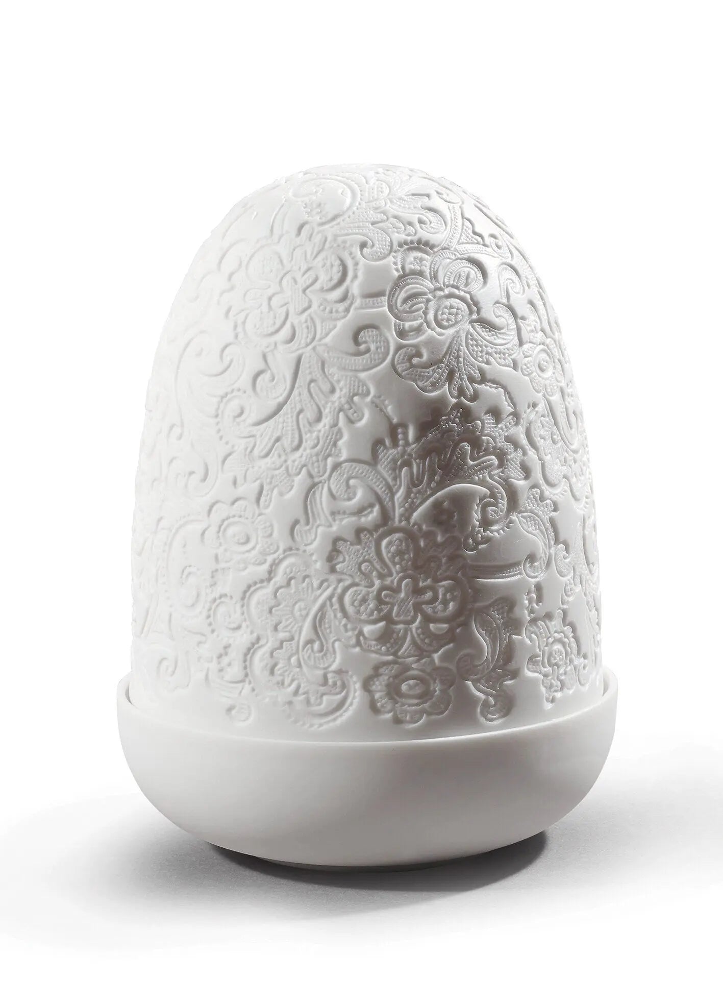 Lladró Lace Dome Cordless Table Lamp Lighting by Lladró at FormFluent
