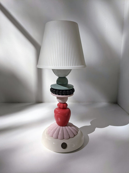 Lladró Sunflower Firefly Table Lamp Ivory by Lladró at FormFluent
