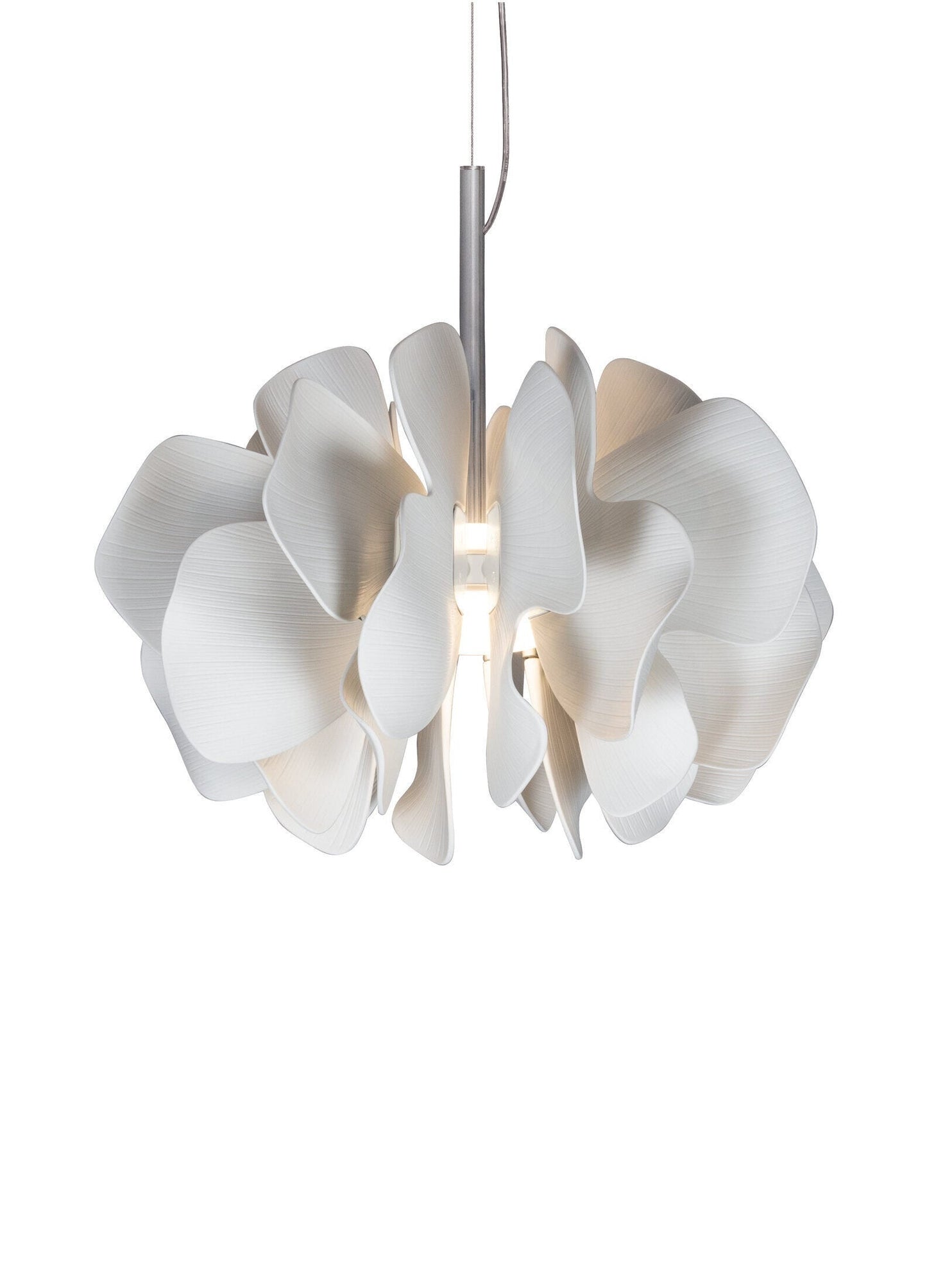 Lladró Nightbloom Hanging Lamp 40cm White by Lladró at FormFluent