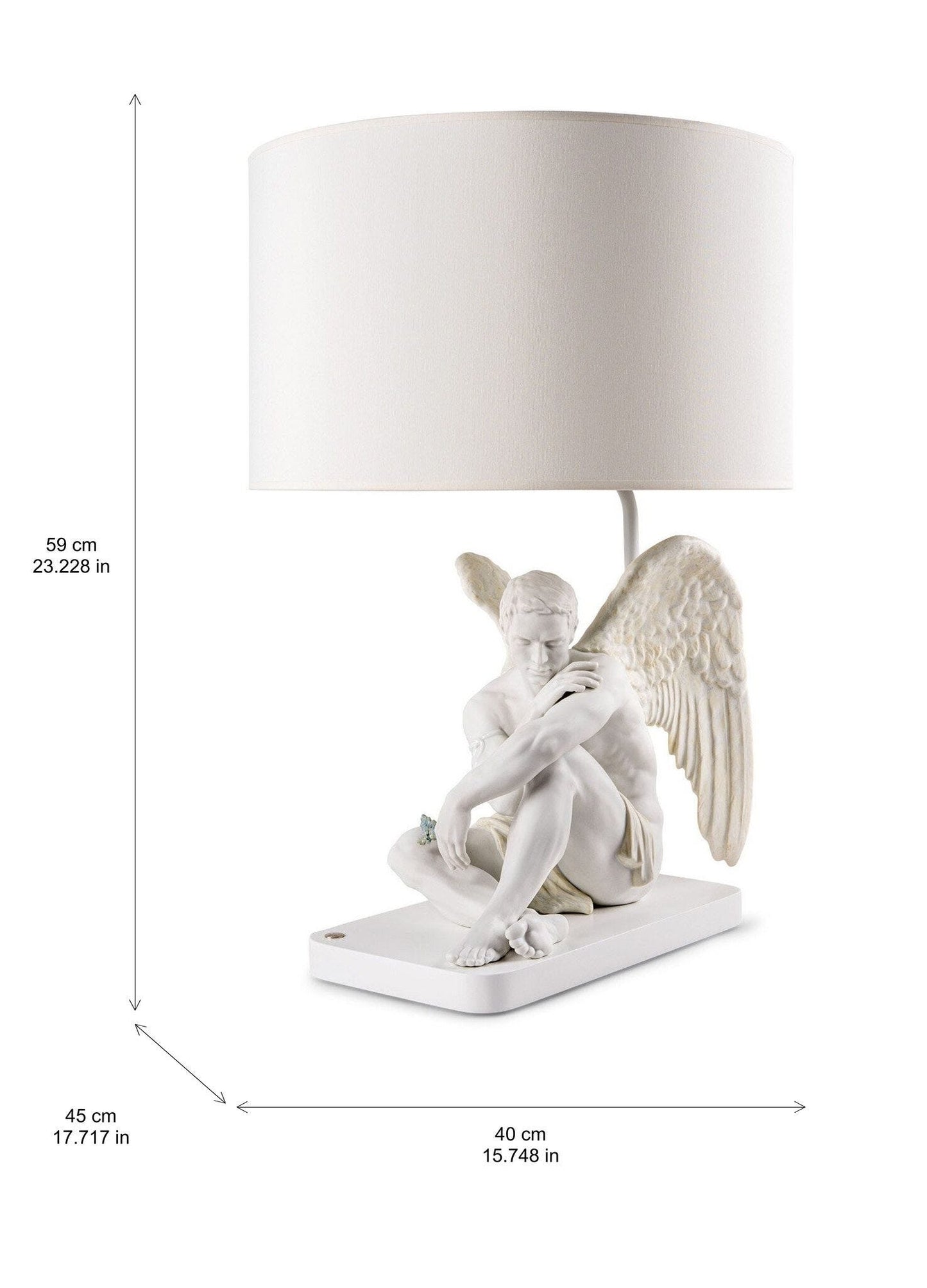 Lladró Protective Angel Table Lamp