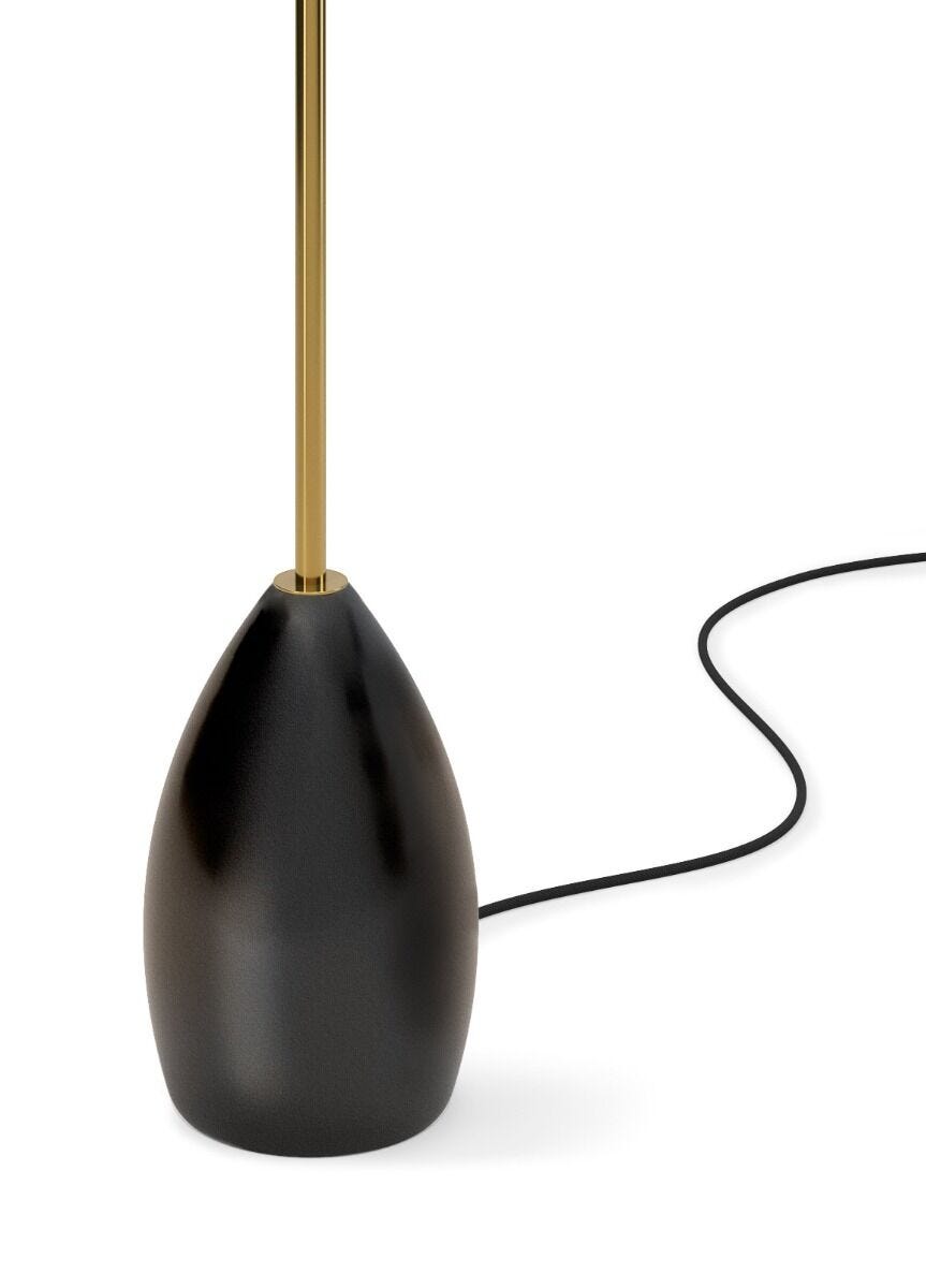 Lladró Blossom Floor Lamp - Wood Base Pink-Gold   FormFluent