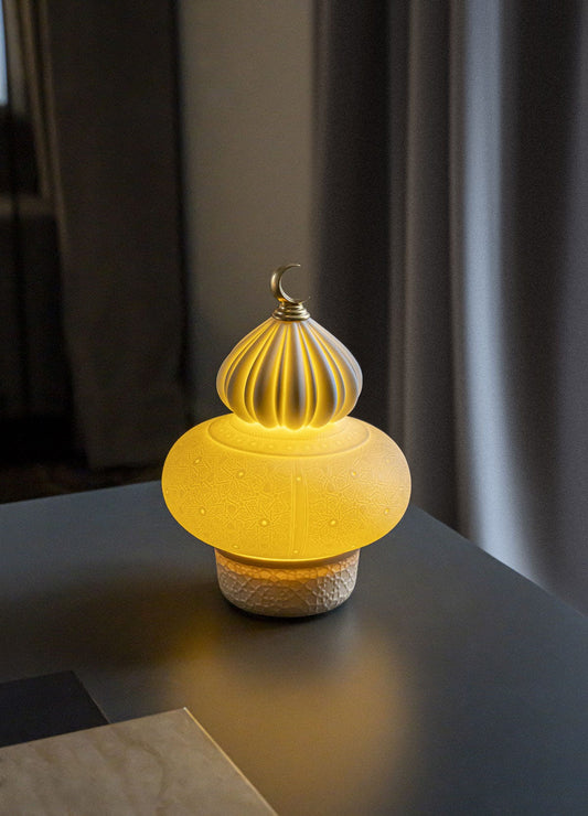 Lladró Majestic Nights Wireless Lamp (Champagne) Lighting by Lladró at FormFluent