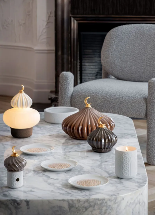 Lladró Majestic Nights Candle - A Secret Orient. (Brown) Candle by Lladró at FormFluent