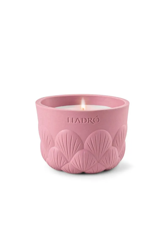 Lladró Dahlia Candle (Pink) – Tropical Blossoms by Lladró at FormFluent