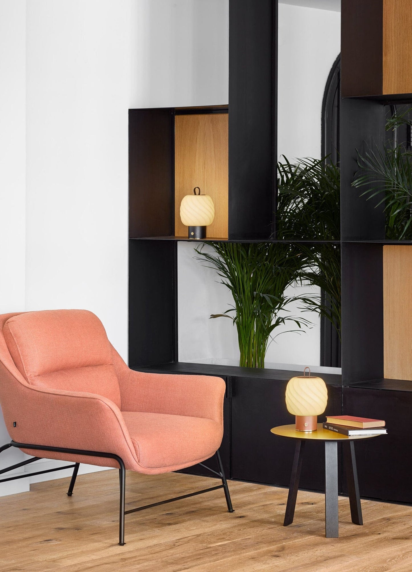Lladró Ice Cream Portable Lamp. Medium - Black Lighting by Lladró at FormFluent Sydney, Australia