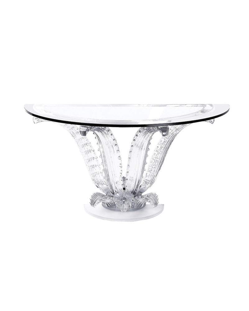 Lalique Cactus Console Table - Black Crystal by Lalique at FormFluent
