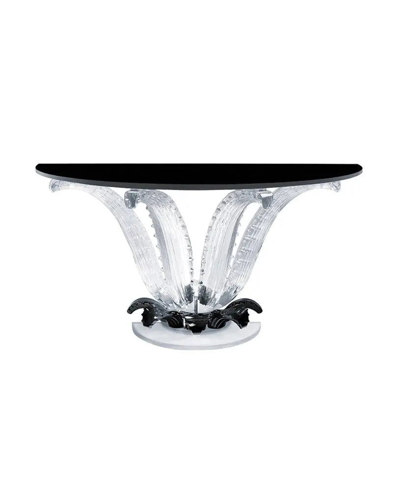 Lalique Cactus Console Table - Black Crystal by Lalique at FormFluent
