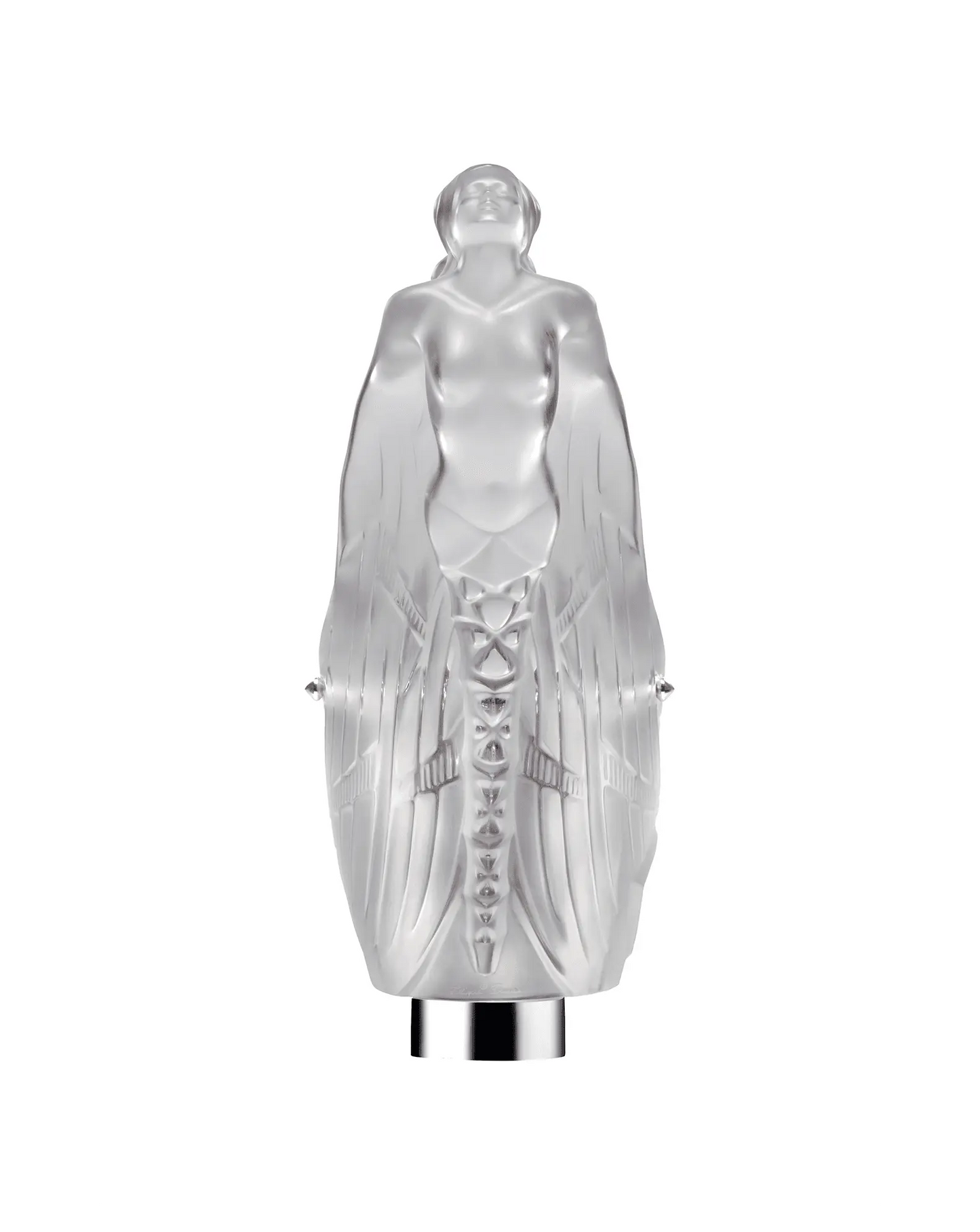 Lalique Aurora Goddess and Dragonflies Crystal Wall Sconce Lighting by Lalique at FormFluent Sydney, Australia