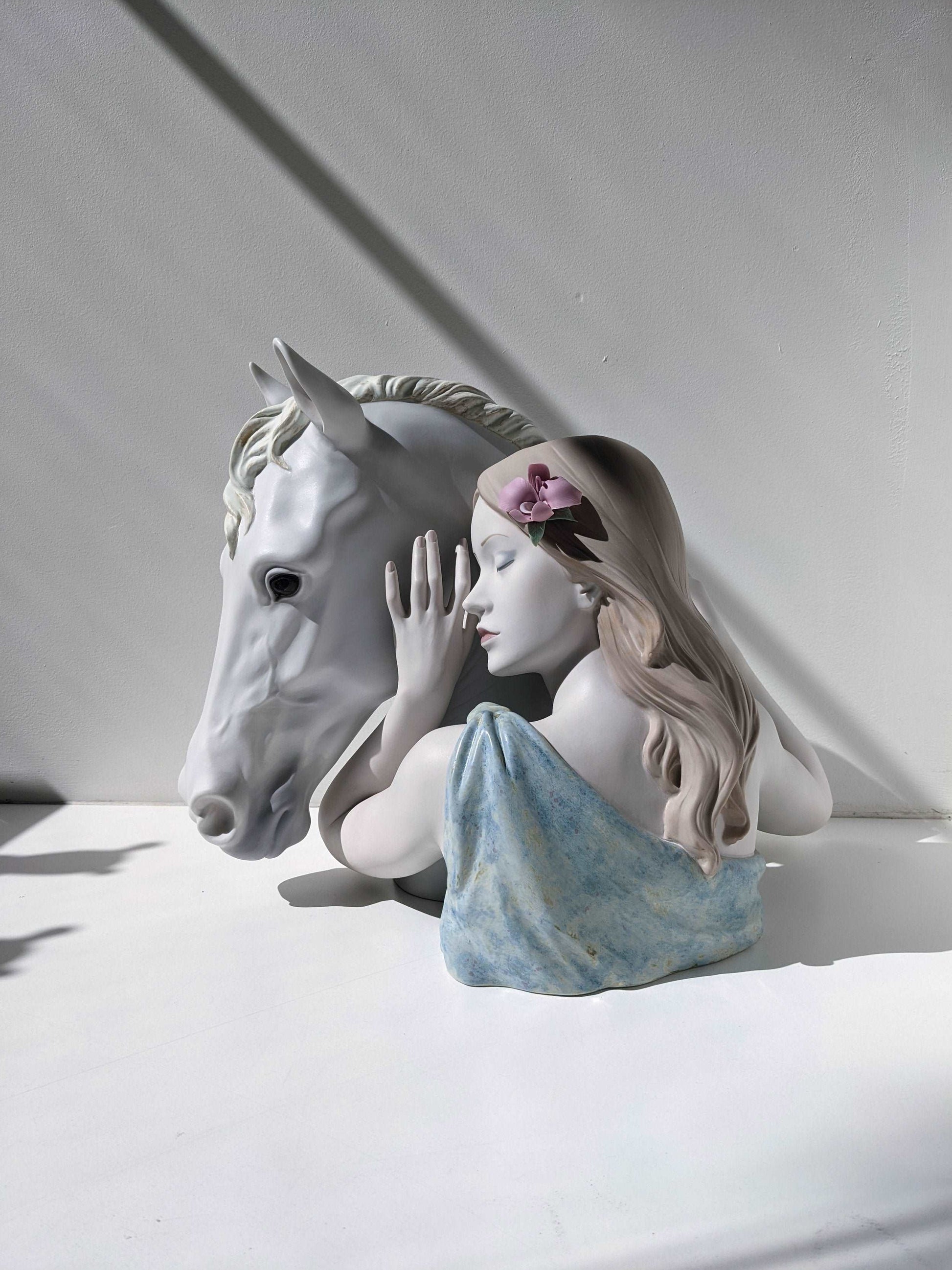 Buy Authentic Lladró Lladró A True Friend Woman and Horse Figurine (Limited Edition)  - FormFluent Sydney Australia