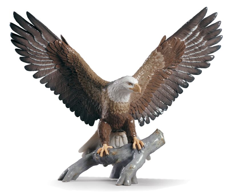 Buy Authentic Lladró Lladró Freedom Eagle Sculpture  - FormFluent Sydney Australia