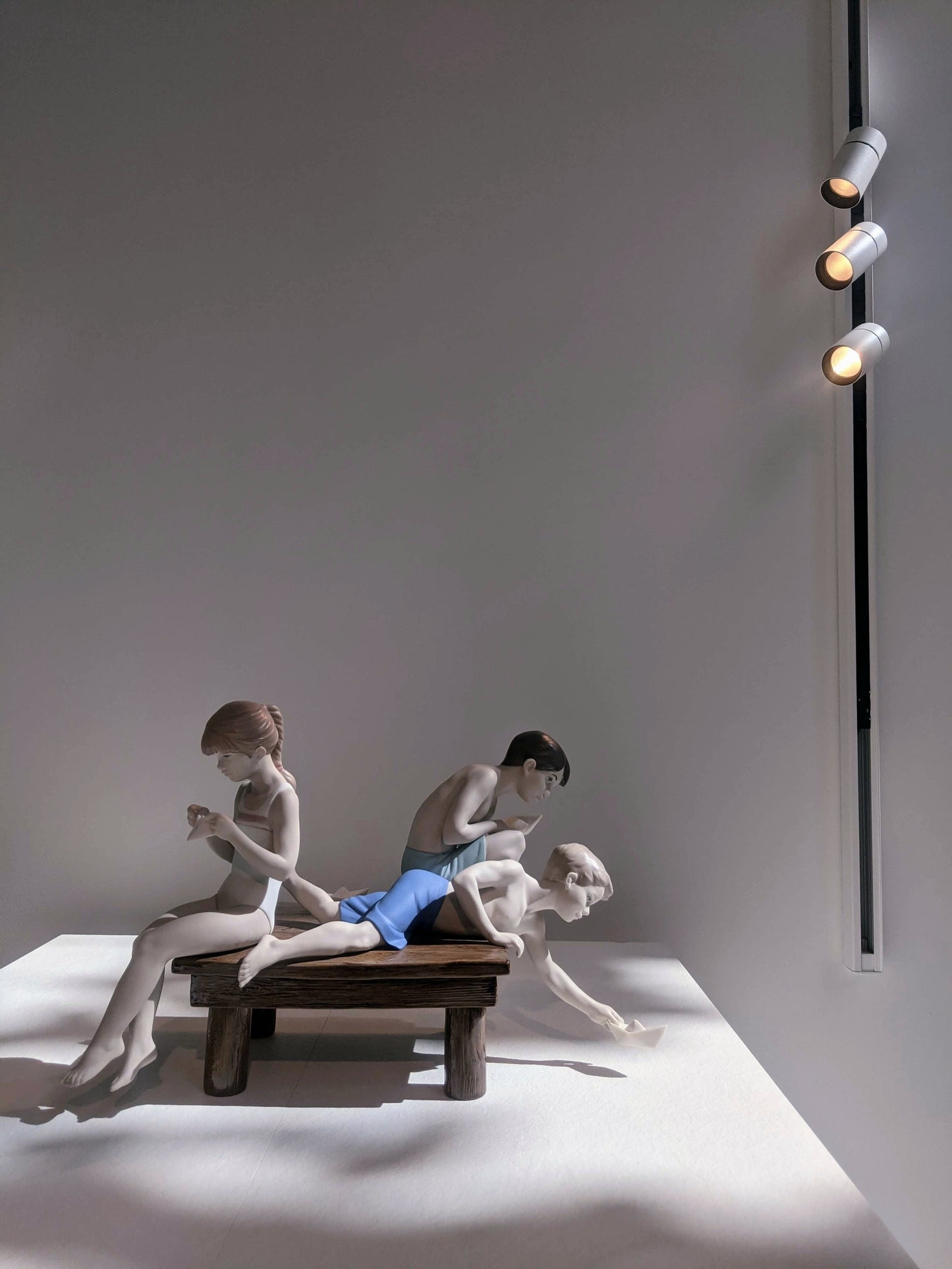 Buy Authentic Lladró Lladró Paper Boats Children Sculpture  - FormFluent Sydney Australia