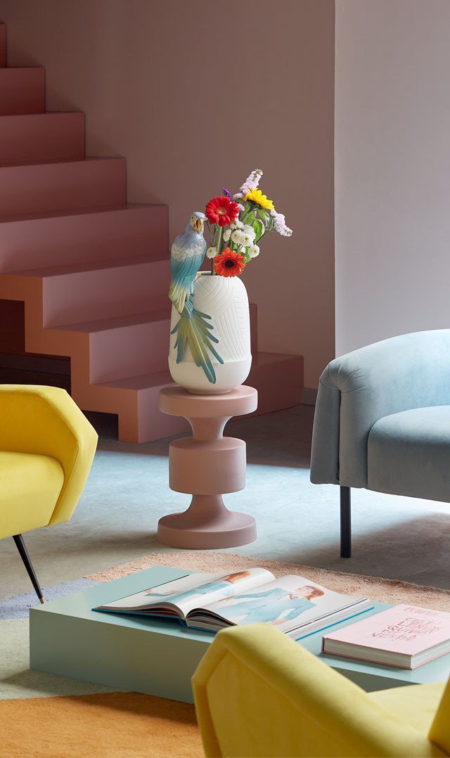 Buy Authentic Lladró Lladró Macaw Bird Vase  - FormFluent Sydney Australia