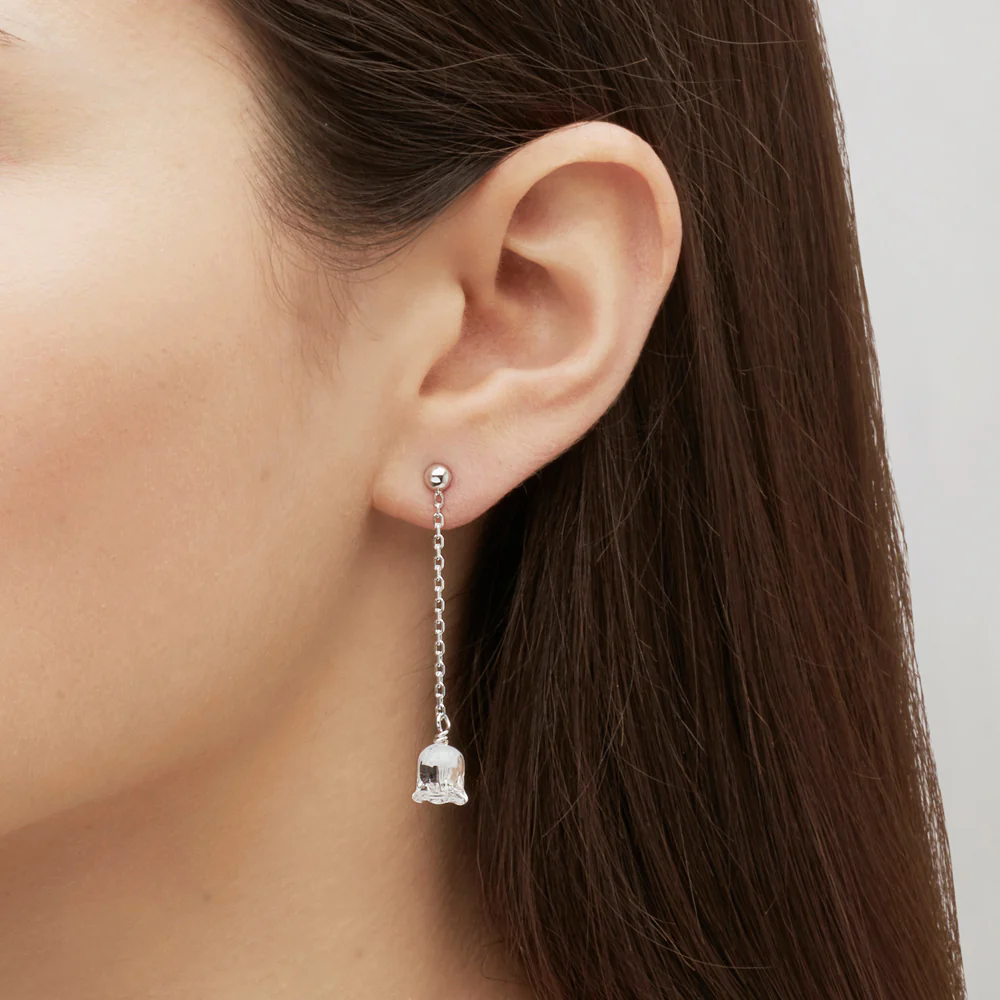 Buy Authentic Lalique Lalique Muguet Long Earrings - FormFluent Sydney Australia