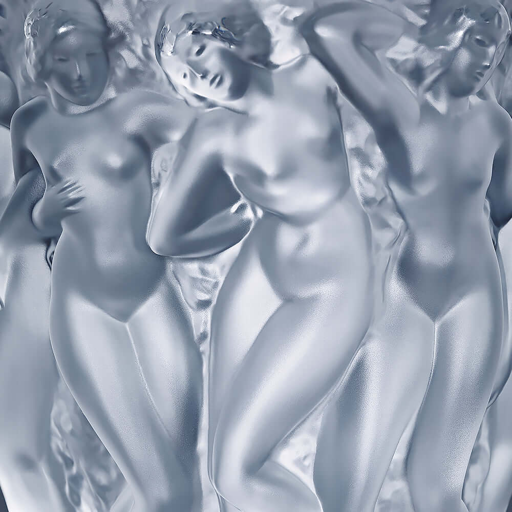 Lalique Bacchantes Grand Vase (Numbered edition) Vase by Lalique at FormFluent