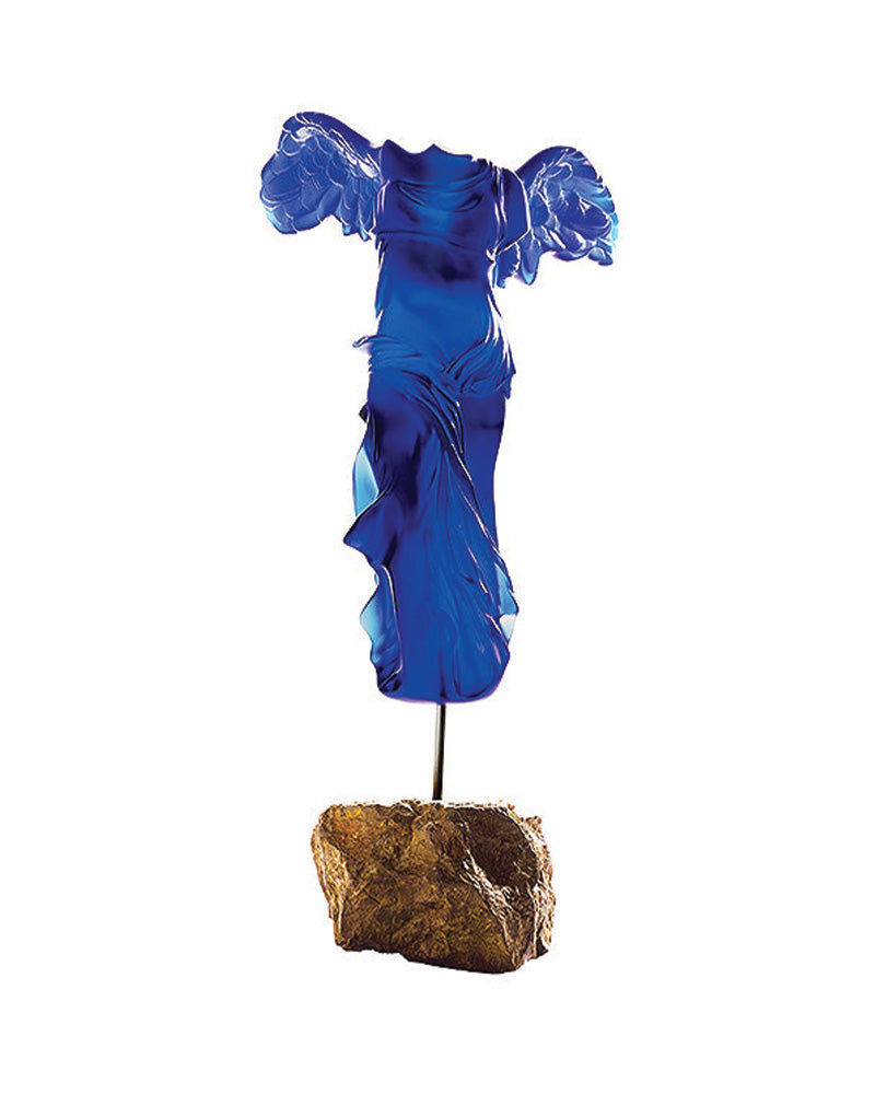 Lalique Lalique Victoire de Samothrace Yves Klein™ by Lalique 2011 Limited Edition Sculpture - FormFluent Sydney Australia