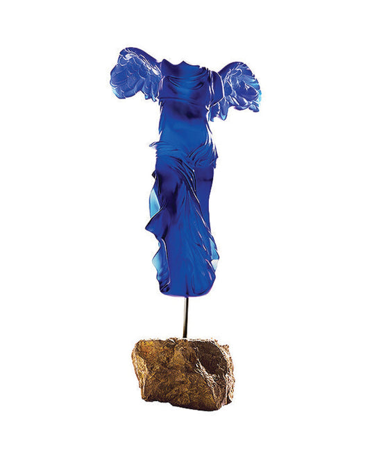 Lalique Lalique Victoire de Samothrace Yves Klein™ by Lalique 2011 Limited Edition Sculpture - FormFluent Sydney Australia