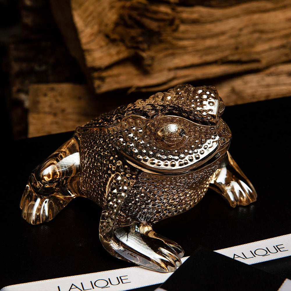 Lalique Lalique Gregoire Toad Sculpture Sculpture - FormFluent Sydney Australia