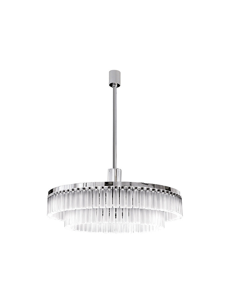 Lalique Lalique Orgue Chandelier 113.5cm Lighting - FormFluent Sydney Australia