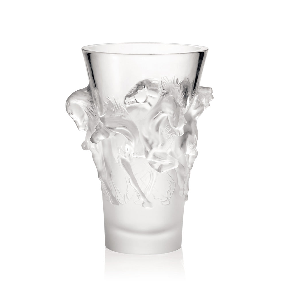 Lalique Equus Horse Vase Limited Edition Vase by Lalique at FormFluent