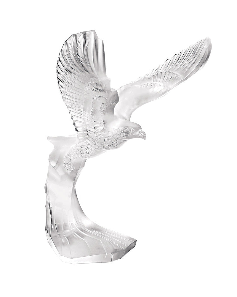 Buy Authentic Lalique Lalique Golden Eagle Crystal Sculpture Sculpture - FormFluent Sydney Australia