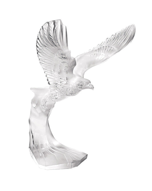 Buy Authentic Lalique Lalique Golden Eagle Crystal Sculpture Sculpture - FormFluent Sydney Australia