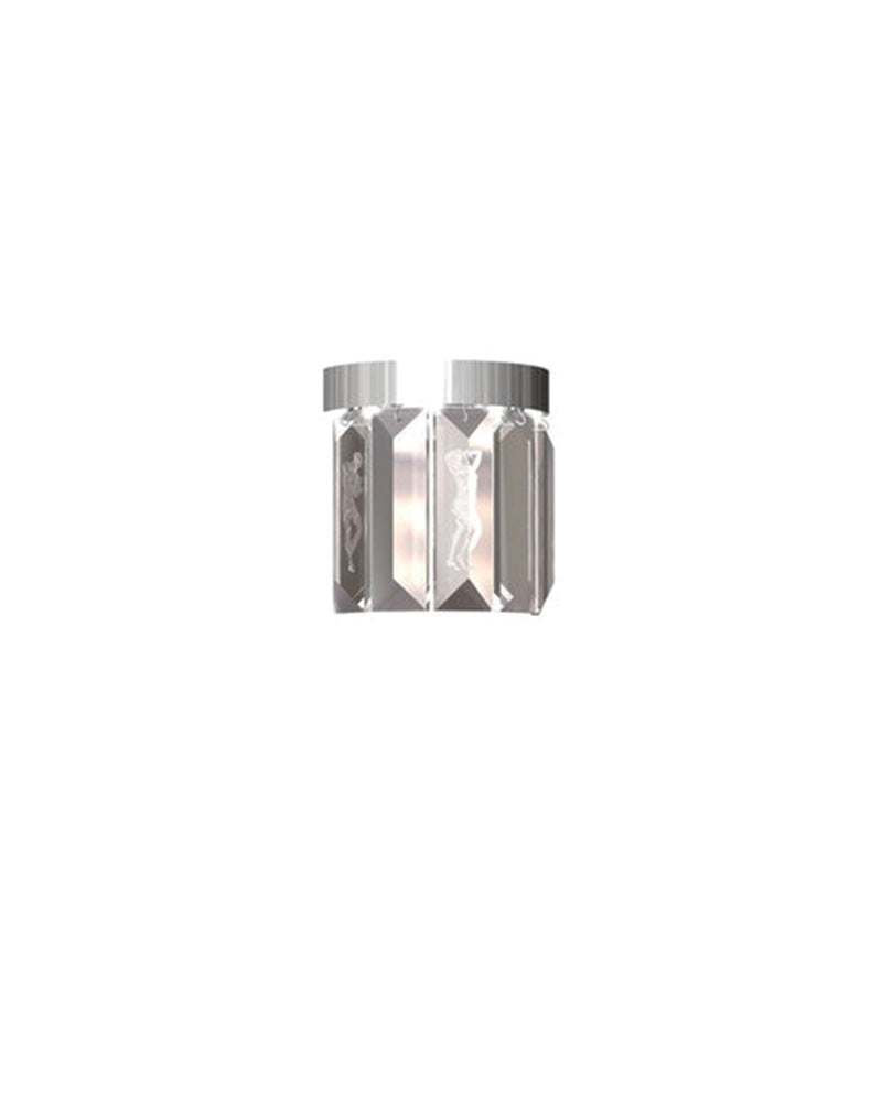 Lalique Serene 5 Prisms Wall Sconce Circular Lighting FormFluent