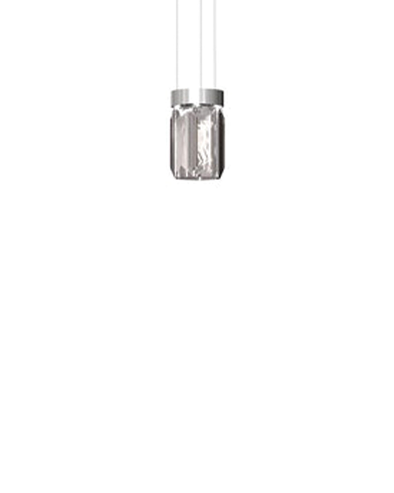 Lalique Serene 6 Prisms Chandelier Circular Lighting by Lalique at FormFluent