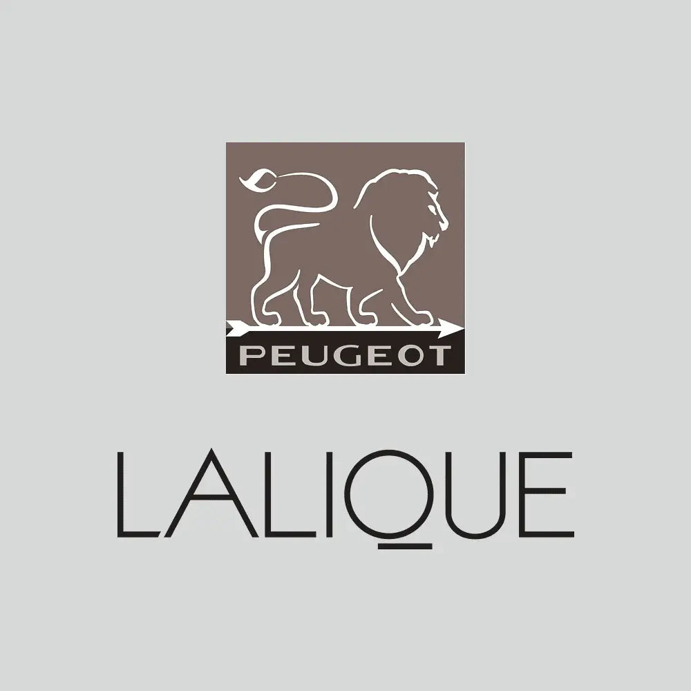 Lalique Feuilles Salt and Pepper Grinder by Peugeot Tableware by Lalique at FormFluent Sydney, Australia