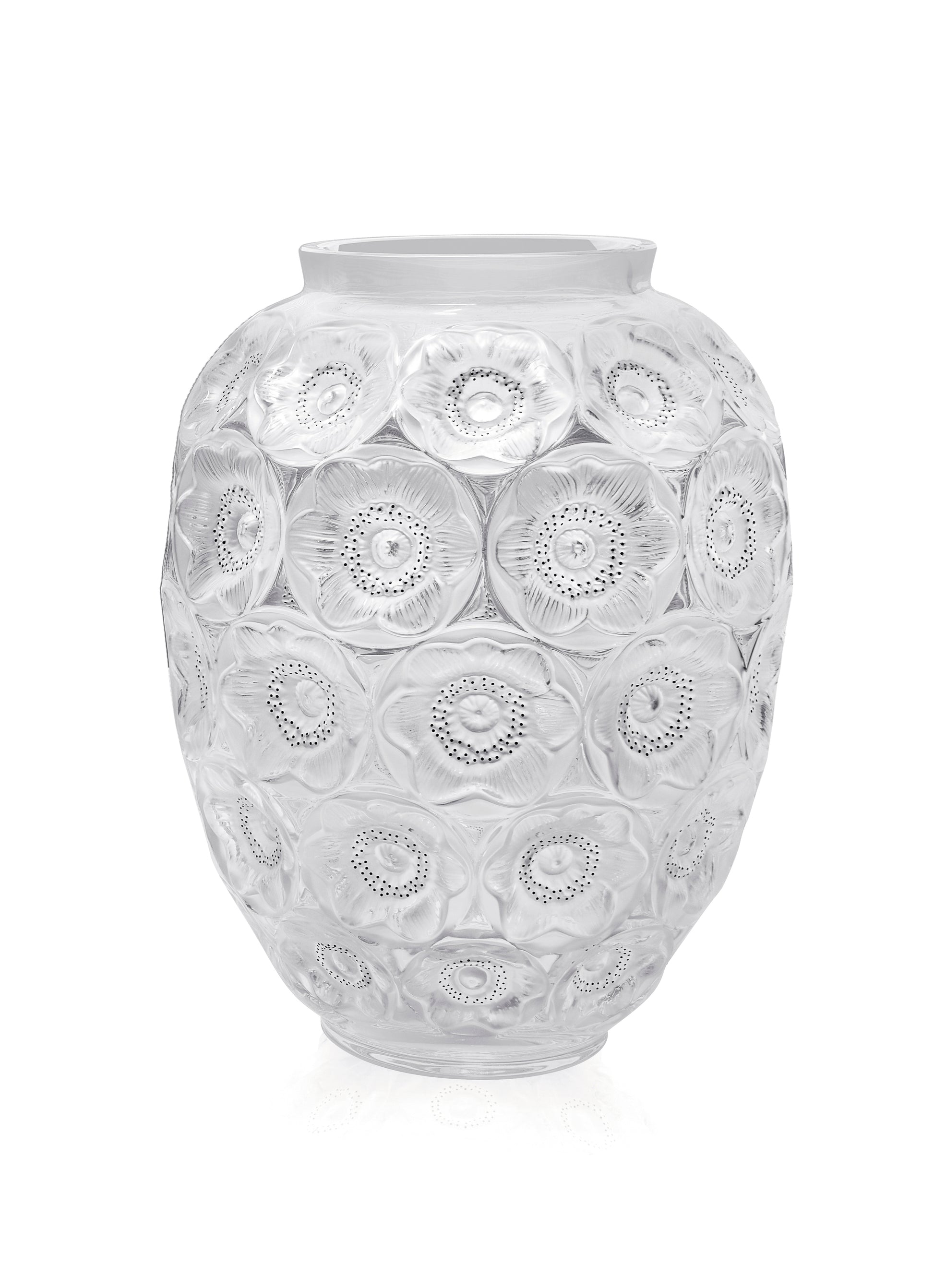 Lalique Anemones Grand Vase Numbered and Limited Edition  FormFluentSydney Australia Formfluent