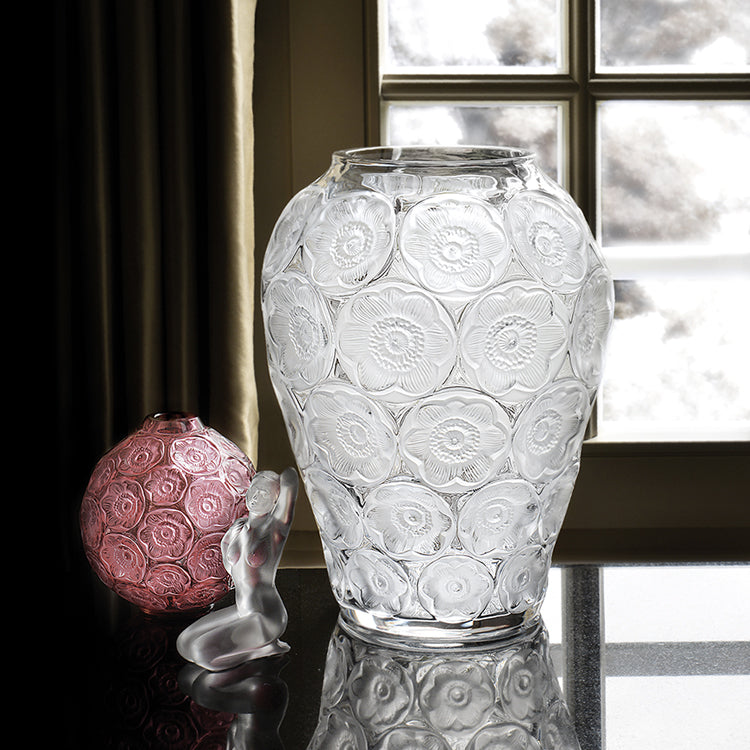 Lalique Lalique Anemones Vase Vase - FormFluent Sydney Australia