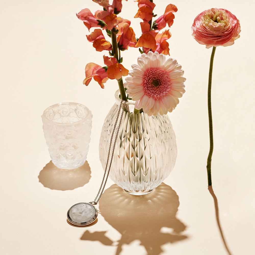 Lalique Anemones Votive Gold Lustre Crystal Scent by Lalique at FormFluent Sydney, Australia