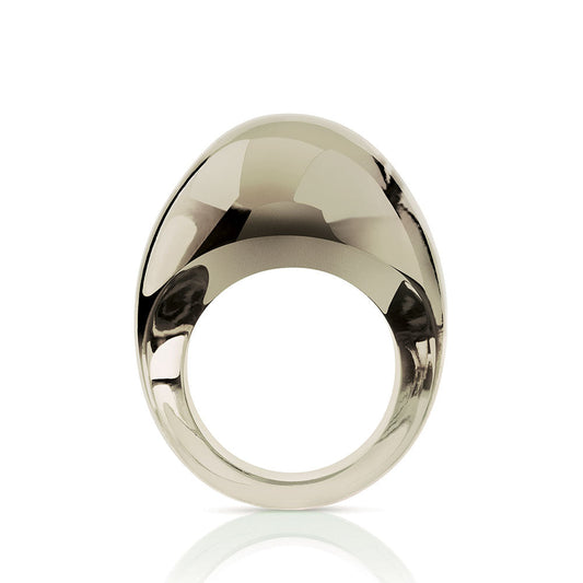Lalique Cabochon Ring - Bronze crystal